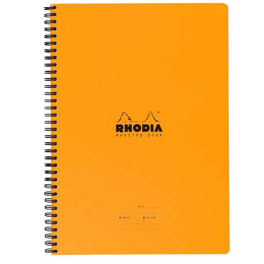 Rhodia&#xAE; Orange Meeting Book, 9&#x22; x 11.75&#x22;